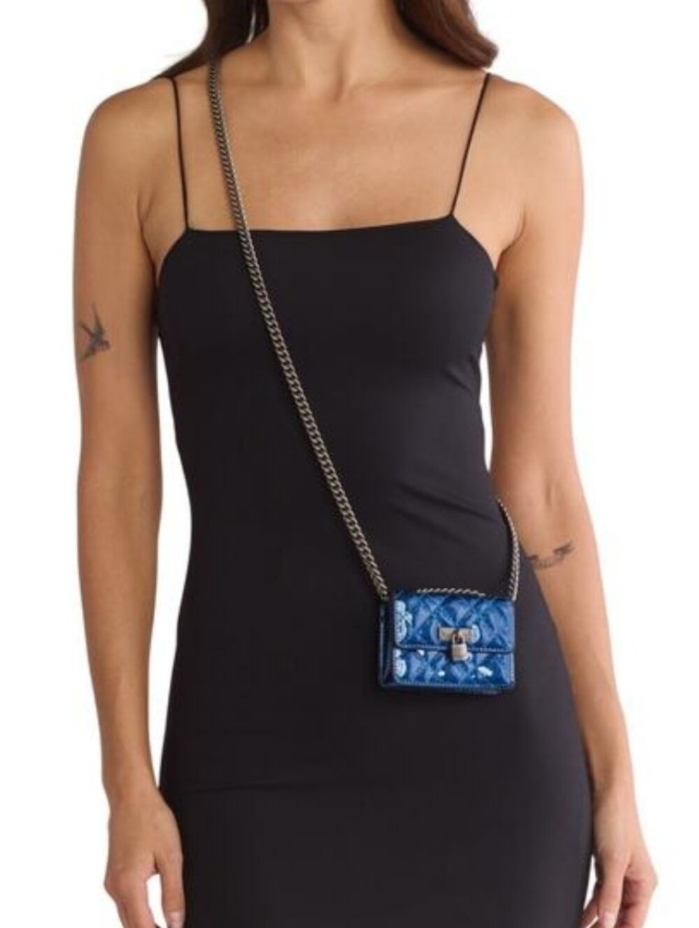 KURT GEIGER Mini Braxton Crossbody Blue